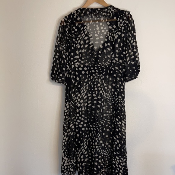 Monsoon silk dot dress - Picture 6 of 10